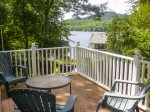 The Barn Guest Quarters has a nice deck with seating and views